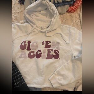 A&M Crop Hoodie Aggie’s